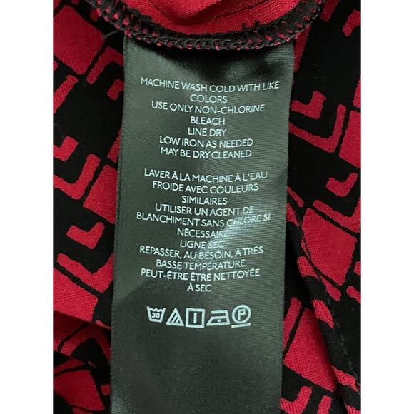 Maeve Red and Black Wide Leg Pants - Picture 11 of 12